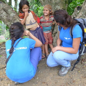 N PO TR Students w Local Children