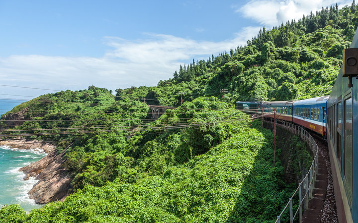 The train to walk in the mountains,vietnam