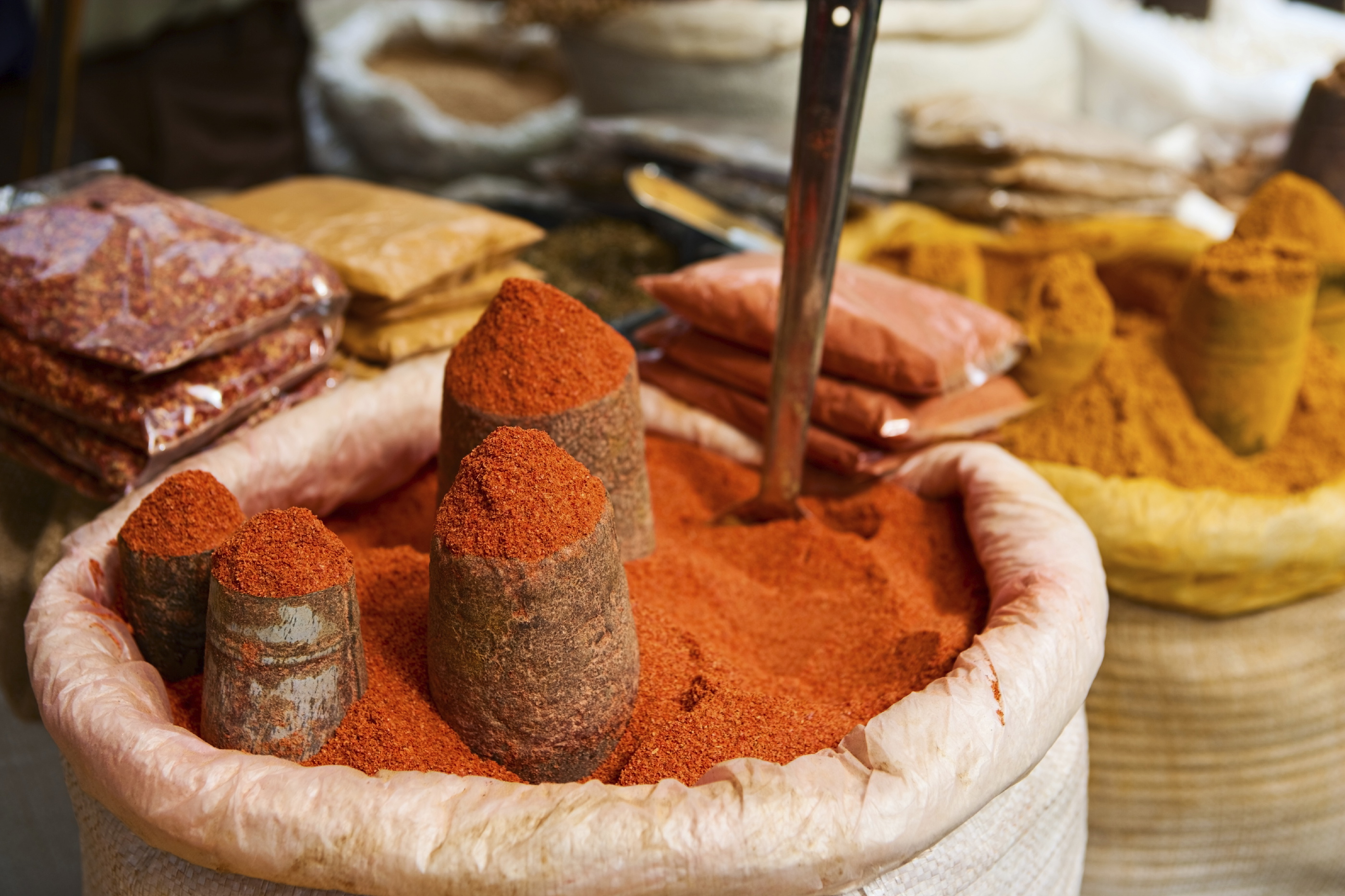 Spices, dried food and cereals, Nepal