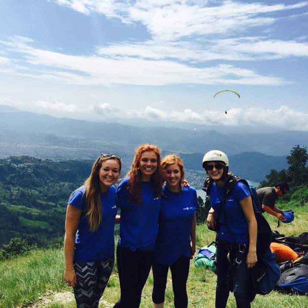 SAMANTHA MADDOX NURSE 19 09 2015 ABOUT TO PARAGLYDE