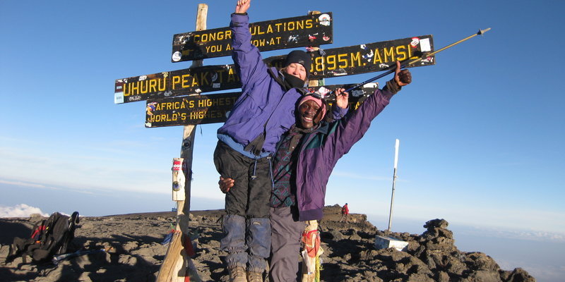 T AR TR Emily Byrne Uhuru Peak