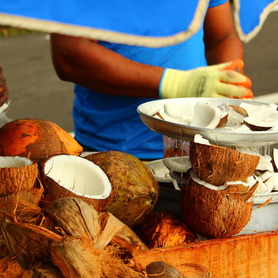 Travel Food Coconuts