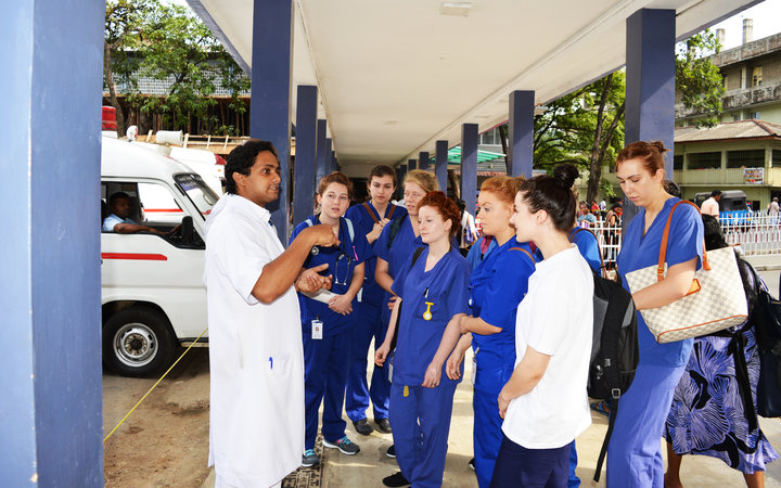 Hospital orientation in Kandy, Sri Lanka